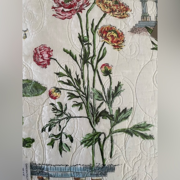 Vintage Colonial Williamsburg Garden Folly Quilt King - Brand New W Tags - Picture 4 of 13